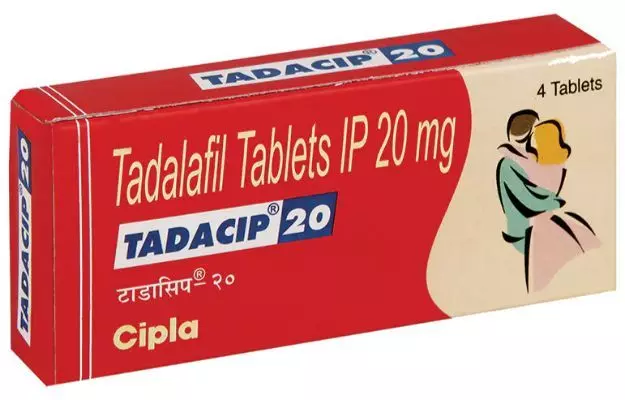 Tadalafil tablets IP 20 mg - Tadacip 20